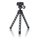 Uso: El trípode universal flexible CSL Mini le permite colocar cámaras SLR o de sistema, videocámaras o incluso cámaras digitales prácticamente en cualquier lugar de forma flexible para crear fotos o vídeos desde el punto de vista de su elección. Ideal para usar en casa, en la oficina o en cualquier lugar (fotografía al aire libre)