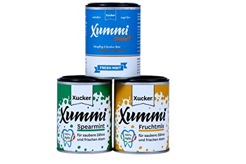 Preisvergleich Produktbild Xummi 3er-Mix-Set (zuckerfreie Kaugummis)