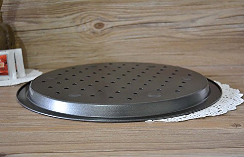 Fanaticism 2 Stück Antihaftbeschichtetes Pizzablech Ø 35 cm - 4