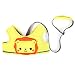 Urassistant New Infant Baby Toddler Safety Harness Walking Belt Strap Harness Assistant 3 in 1 Walker Keeper (Yellow)