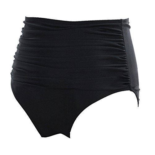 iBaste Damen falten mit hoher Taille Schwimmen Bikinihose - 8