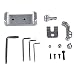 Produktbild Racksoy Handyhalterung Handyclip Einbausmontage Werkzeugsatz Ständer auf Fernbedienung für DJI Phantom 3 Standard (Silber)