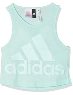 Adidas Yg Aa Sl Tee Maglietta a Manica Corta, Verde (Verhie/Menhie), 140