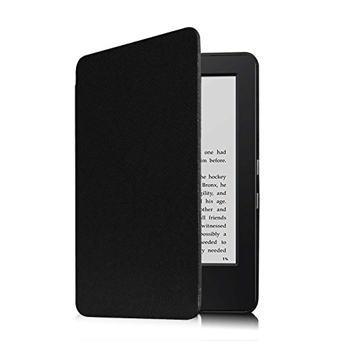 Kindle (7.Gen 2014 Modell) Hülle Case – Fintie Ultra Slim Lightweight Schutzhülle Tasche Etui Cover – Die dünnste und leichteste Hülle für Amazon Kindle (nur geeignet für Kindle 2014 Modell mit Touchscreen), Schwarz - 2