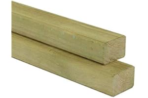 Gartenwelt Riegelsberger - Listelli in legno di pino impregnato, 40 x 70 mm, lunghezza 160 cm, 4 lati piallati lisci