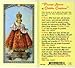 Produktbild Infant of Prague Novena Prayer Holy Card (800-056) by William J. Hirten Co., Inc.