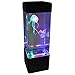 Produktbild Fantasie Quallen LED-Licht 5 Farbe wechselnden Licht Jelly Fish Tank Aquarium-Stimmungs-Lampen für Hauptdekoration Schwarz (Batterie nicht im Lieferumfang enthalten)