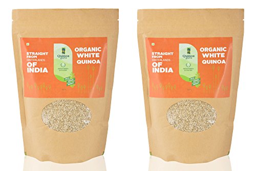 QuinoaGuru Organic White Quinoa, 500 Grams (Pack of 2) RS.540 (48.00% Off) - Amazon