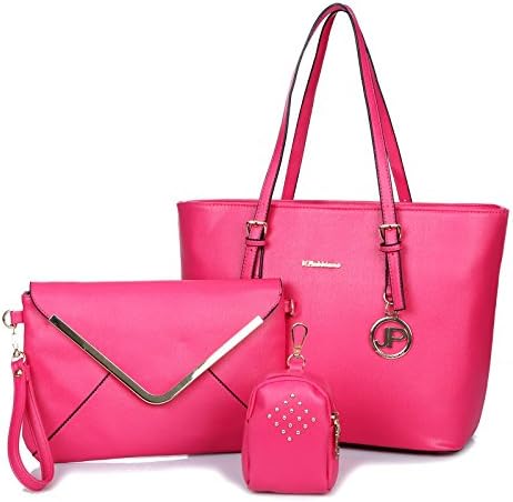 X&amp;L Women's fashion trends toothpick set of patterns three single diagonal shoulder handbag , rose red