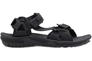 Jack Wolfskin LAKEWOOD RIDE SANDAL M, lekkie męskie sandały na wędrówki i na co dzień, buty plażowe z przyczepną podeszwą, łatwe w pielęgnacji buty kąpielowe dla mężczyzn