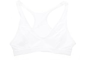 DIM Sujetador deportivo de niña de microfibra Blanco Talla 14