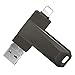 Produktbild Lee Lam USB-C-Flash-Laufwerk USB-C-Memory-Stick 3In1 Und USB-Micro-Dual-Stecker Für USB-Typ-C-Schnittstelle iPhone Android Und Computer,Elegantblackandroid,64GB