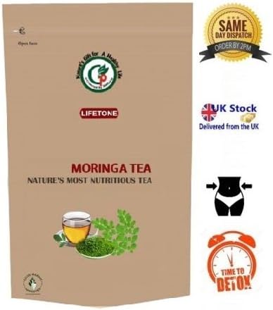 Pure Moringa Tea - Morning Booster,Whole Herb, No Mixture,Antioxidant 20 Teabags