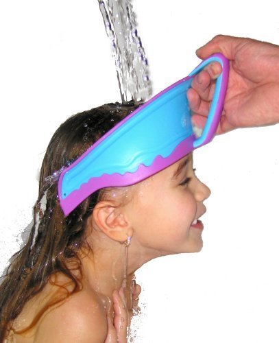 Introducing Baby Kids Children Safe Shower Bath Wash Washing Hair Waterproof Sunshade Shield Cap Shampoo Visor Kids Blue & Pink, Child, Child, Baby Products