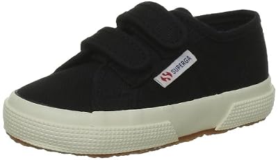 Superga 2750-Jvel Classic, Chaussures de Tennis mixte enfant, Noir (999 Black), 27 EU