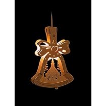 Fensterbild Frauenkirche In Glocke – Beleuchtet, 22x30 Cm, Holz, Mit E14 Lampe, Weihnachtsdekoration