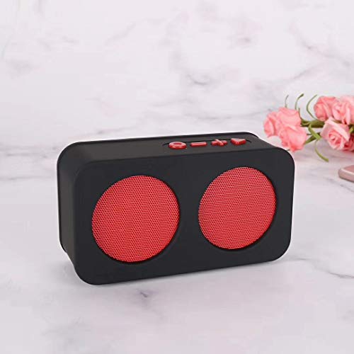 Live Tech Melody Portable Wireless Bluetooth Speakers (Red)