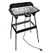 Produktbild ECD Germany Elektrogrill 2000W - mit Standfüßen - Grillfläche 38 x 22 cm - Schwarz, Standgrill Grill Barbecuegrill