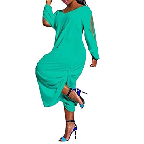 showsing-menclothes Women's Solid Harem Pant - Long Sleeve Hollow Out V Neck Loose Casual Rompers Pajamas