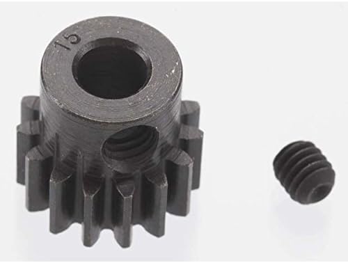 Extra Hard 15 Tooth Blackened Steel 32p Pinion 5mm