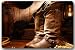 Produktbild American West Rodeo Cowboy schwarz Filz Hat auf getragen Western Stiefel Boots Vintage Stil Rechteck Eingänge rutschfeste Fußmatte Fußmatte – 59,9 cm (L) X 39,9 cm (W), 3/40,6 cm Stärke