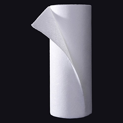 Vlies Türrahmen- und Kantenschutz selbstklebend & selbsthaftend 25cm x 6m flesta® – Abdeckvlies, Malervlies weiß Rolle – Für Fliesen, Türrahmen, Möbel, Fensterbank, Treppen – von Böck - 3