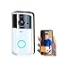 Produktbild HappySDH Video Türklingel, M7 DoorBell 1080P HD WiFi Überwachungskamera in 32G Speicher, Echtzeit-Video, Nachtsicht, PIR Bewegungserkennung und App für iOS und Android (Silber)