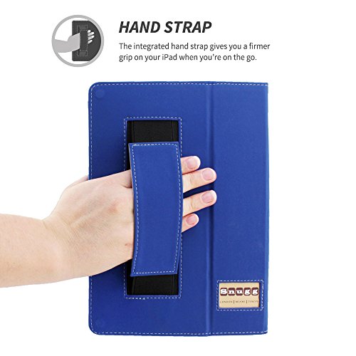 iPad Air Hülle & Neues iPad (2017) 9.7 Zoll Hülle (Blau), Snugg™ – Smart Case mit lebenslanger Garantie + Sleep / Wake Funktion für iPad Air (2013) und iPad (2017) - 4
