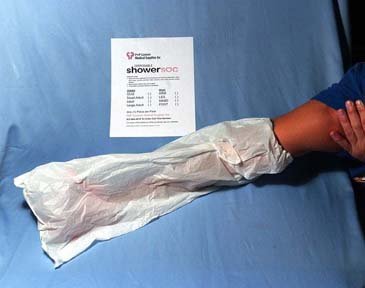 CAST COVER for showers - 7/pack - SMALL Disposable HAND, WRIST, ARM - Waterproof Wound Protection,
