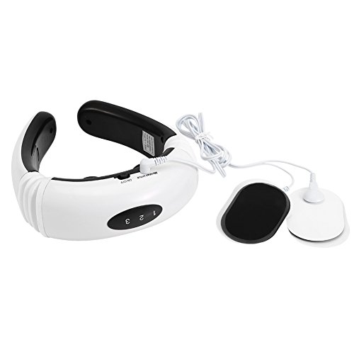 Preisvergleich Produktbild Dewin Nackenmassagegerät - Elektrisches Impuls-Nackenmassagegerät, Magnetfeldtherapie Halswirbel Meridian-Massagegerät