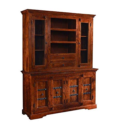 MASSIVMOEBEL24.DE Kolonialmöbel Buffet Akazie massiv Holz Oxford #530