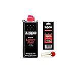 Zippo Lighter Fluid Fuel Petrol 125ml Tin + Wick + 6 Flints