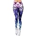 Produktbild feiXIANG Frauen Yoga Sport Training Hose Hose Fitness Elastischen Leggings Fitness Bekleidung für Damen (S, Lila)