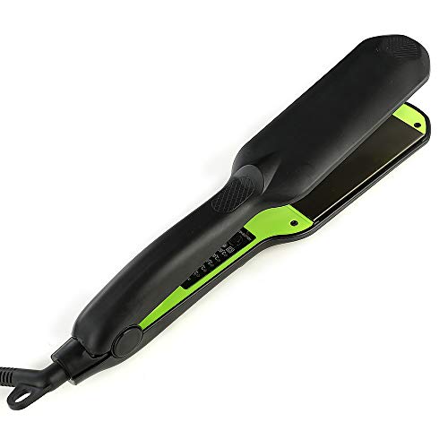 L Z Hair Straightener Ceramic Tourmaline Wide Plate hair Straightening Flat Iron Instant Heating 220 C for a variety of Hair double voltage 1 7 Inches L Z Hair Straightener Ceramic Tourmaline Wide Plate hair Straightening Flat Iron Instant Heating 220 C for a variety of Hair double voltage 1 7 Inches