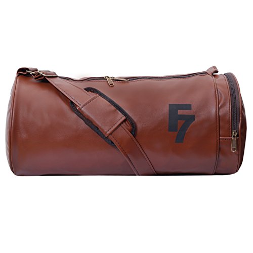 Fashion 7 Leather 30L Tan Sports Duffle Bag (9 x 9 x 8 IN) RS.399 (60.00% Off) - Amazon Fashion 7 Leather 30L Tan Sports Duffle Bag (9 x 9 x 8 IN) RS.399 (60.00% Off) - Amazon