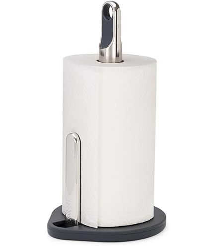 Keukenrolhouder Met Spuitfles, Met één Hand Bedienbare Keukenrolhouder Met Antislip Verzwaarde Basis Keukenrolhouder Voor Keuken En Badkamer