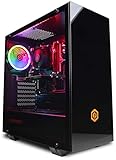 CyberpowerPC Regiment Gaming PC - AMD Ryzen 5 3400G, AMD Radeon RX 580 8GB, 8GB RAM, 240GB SSD, 1TB HDD, Wifi, 600W 80+ PSU, Windows 10, Onyxia