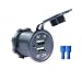 Produktbild Muamaly Auto Ladegerät, KFZ Ladegerät Quick Charge 3.0 Auto Motorrad Wasserdicht 3.1A Dual USB Handyladegerät Auto Led 12-24V (A)