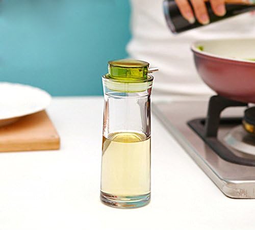 eKugo(TM)Sealed Plastic Cruet Oil Vinegar Soy Sauce Bottle for Spice Kitchen Accessories Supplies