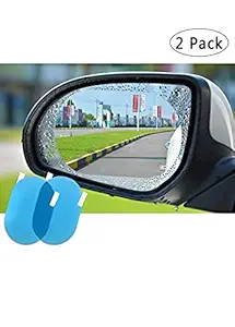 Car-Dec 2 Piece Car Rearview Mirror Film Cars Side Mirror Protect Film HD Anti-Water Anti-Mist Film , Plastic.