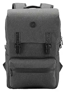 HP Millennial Backpack with Detachable Laptop Sleeve and Pouch (Black, Ebony)