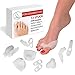 Produktbild Hallux valgus und rigidus Erholung (12 Stck Set) - orientiert auf Fußschmerzen und schmerzen im großen Zeh. Gegen Hammerzehe, Krallenzehe, Schneiderballen und Spreizfuß. Erleichtert dem Fussballen. Enthält Zehenspreizer, Zehenrichter.