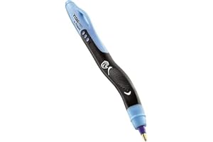 Maped Visio Left-Handed Ballpoint Pen - Blue Ink - Ergonomic Design for Left-Handed Writers - Perfect for Kids & Adults at School or Work