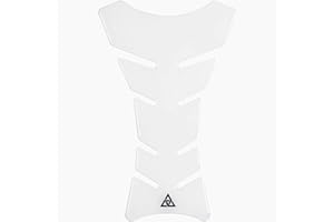 Autodomy Protector Deposito Moto Transparente V1 20x12,5 cm | Pegatina Deposito Moto Antideslizante Resiste la Lluvia y el Sol | Válida para Cualquier Modelo