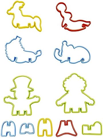 Home Baking Fun 3D Circus Cookie Cutters Clown Elephant Ringmaster Lion Seal Pony