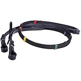 QHP Gurtzügel mit farbigen Stoppern und Martingalstoppern (Shetty)