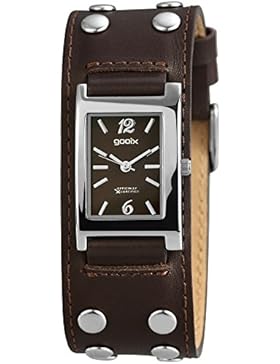 Gooix Damen Analoguhr Silber Bra