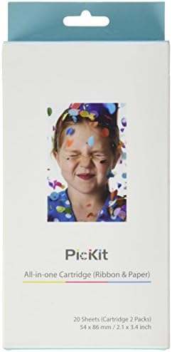 Pickit PC-20 40-Photo Portable Photo Printer (Pack of 2)