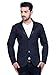 A.B.C. Garments Dark Blue Matty Cotton Single Breasted Blazer For Men RS.1199.00