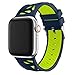 Produktbild Muium Armband Für Apple Watch 4/3/2/1 42 / 44mm, Sport Silikon Armband Active HR & Inspire (2-Blau)